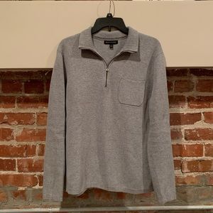 Banana Republic Quarter Zip Sweater Polo | Mens Large